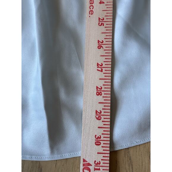 Flora Nikrooz Showstopper Chemise Ice Blue Ballerina Slip Nightie Floral Lace XS - Picture 9 of 16